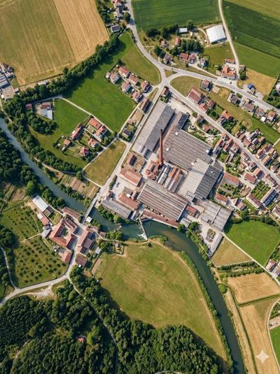 Lauffenmuehle_luftbild_coloriert